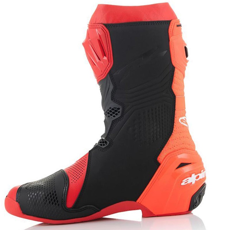 BOTAS ALPINESTARS SUPERTECH R VENTED BRIGHT RED/RED FLUO
