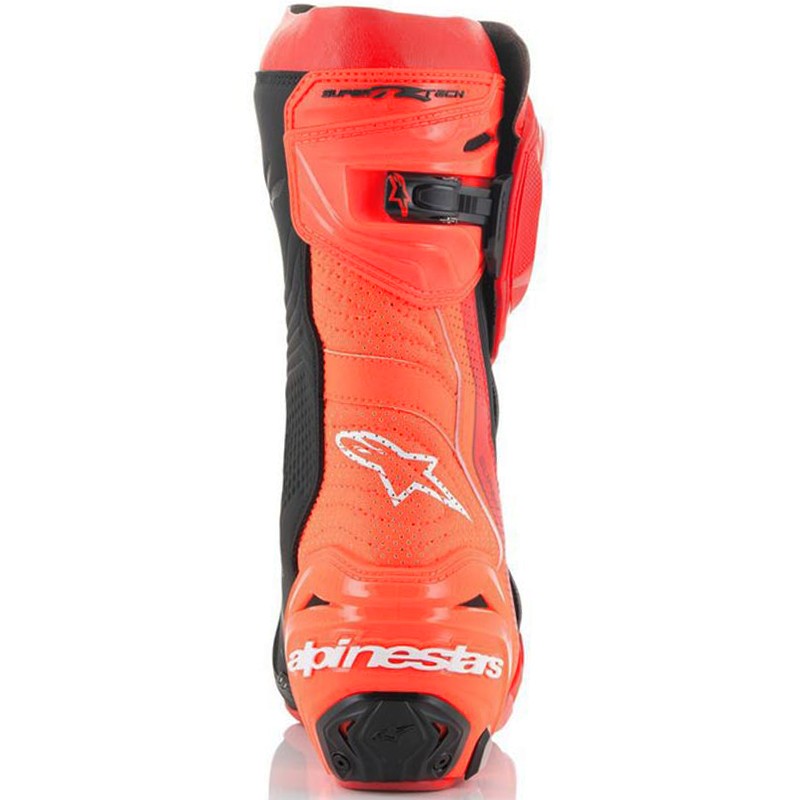 BOTAS ALPINESTARS SUPERTECH R VENTED BRIGHT RED/RED FLUO