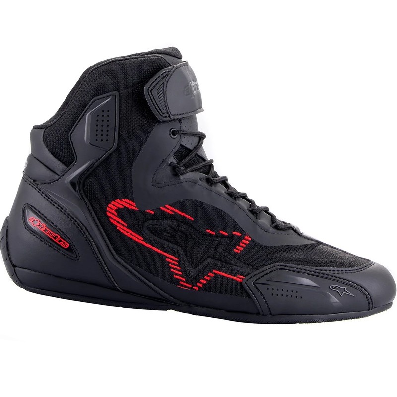 ZAPATILLAS ALPINESTARS FASTER-3 RIDEKNIT BLACK/DARK GRAY/BRIGHT RED