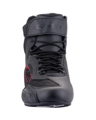 ZAPATILLAS ALPINESTARS FASTER-3 RIDEKNIT BLACK/DARK GRAY/BRIGHT RED