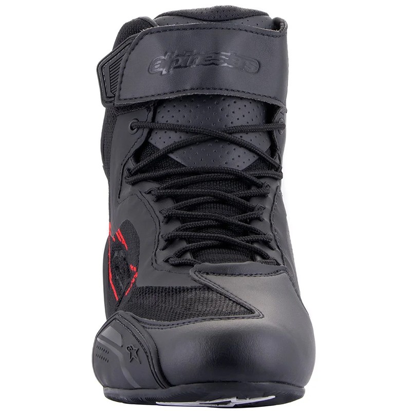 ZAPATILLAS ALPINESTARS FASTER-3 RIDEKNIT BLACK/DARK GRAY/BRIGHT RED