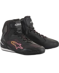 ZAPATILLAS ALPINESTARS STELLA FASTER-3 RIDEKNIT BLACK/YELLOW/PINK