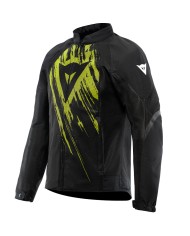 CHAQUETA DAINESE HEROSPHERE TEX JACKET NEGRO/AMARILLO-FLUOR