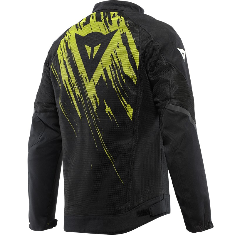 CHAQUETA DAINESE HEROSPHERE TEX JACKET NEGRO/AMARILLO-FLUOR