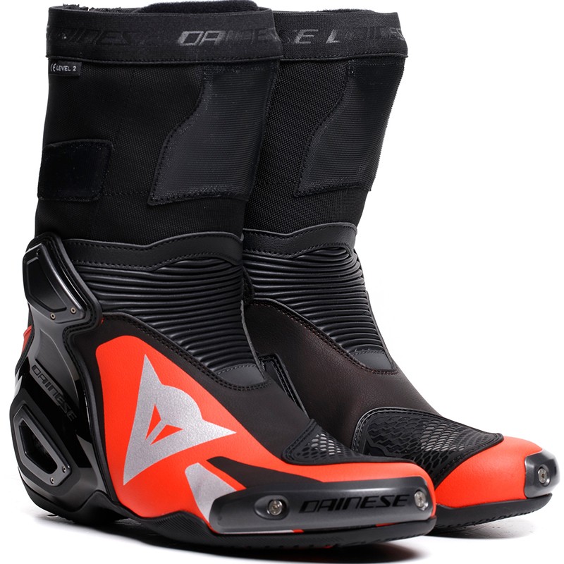 BOTAS DAINESE AXIAL 2 NEGRO/ROJO-FLUOR