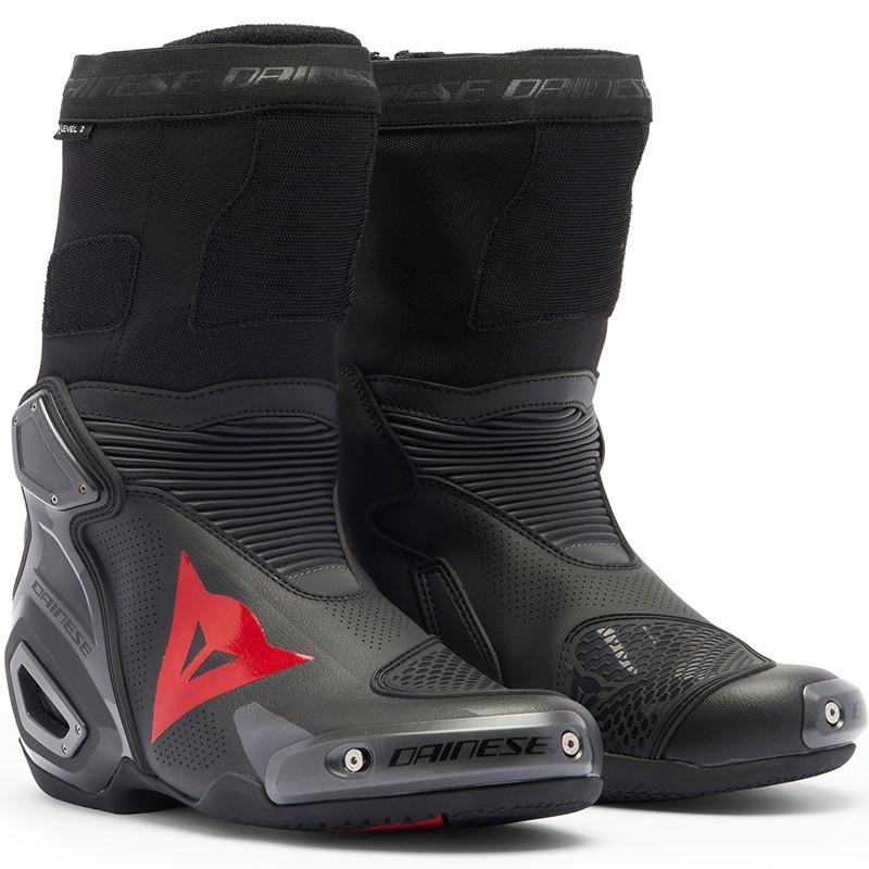 BOTAS DAINESE AXIAL 2 AIR NEGRO/ROJO-FLUOR