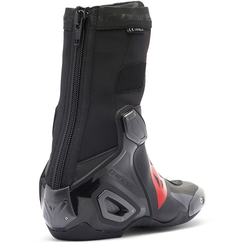 BOTAS DAINESE AXIAL 2 AIR NEGRO/ROJO-FLUOR