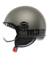 CASCO MOMO DESIGN FGTR EVO 2206 MATT TITANIUM