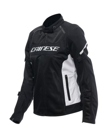 CHAQUETA DAINESE AIR-FRAME 3 TEX WMN NEGRO/BLANCO
