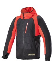 CHAQUETA ALPINESTARS MO.ST.EQ HYBRID HOODED BLACK/FLAME RED