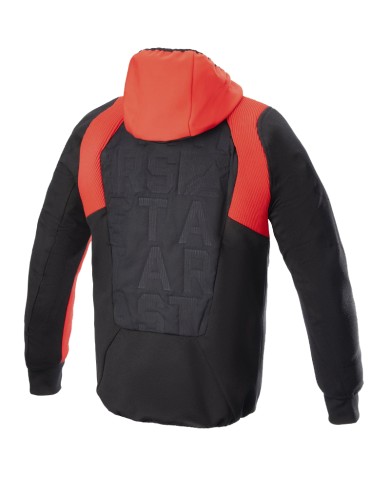 CHAQUETA ALPINESTARS MO.ST.EQ HYBRID HOODED BLACK/FLAME RED