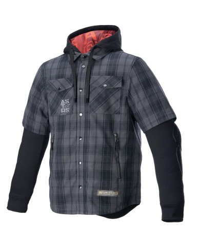 CAMISA ALPINESTARS MO.ST.EQ TAR GRAY/BLACK