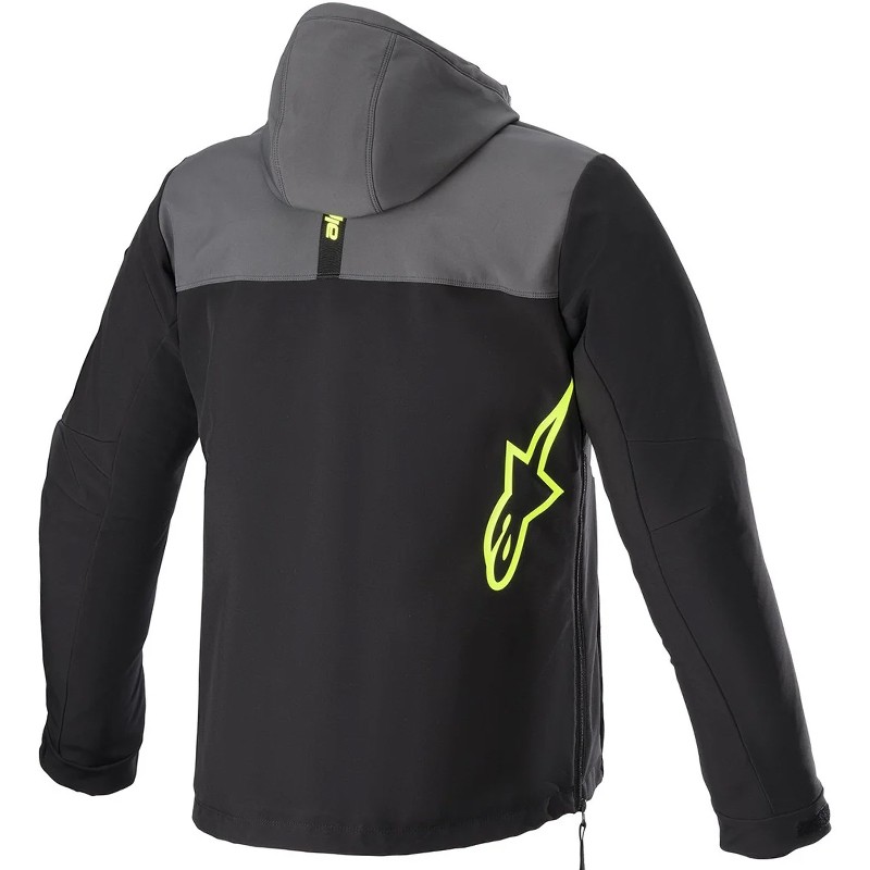 CHAQUETA ALPINESTARS SHERPA TAR GRAY/BLACK/YELLOW FLUO