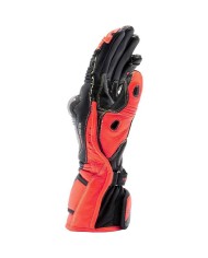 GUANTES DAINESE FULL METAL 7 NEGRO/ROJO-FLUOR