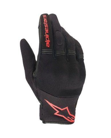 GUANTES ALPINESTARS COPPER NEGRO/ROJO FLUOR