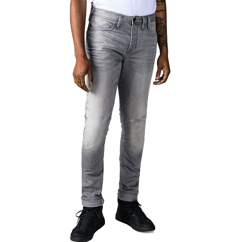 PANTALONES VAQUEROS REVIT PISTON 2 SKINNY FIT L32 GRIS GASTADO