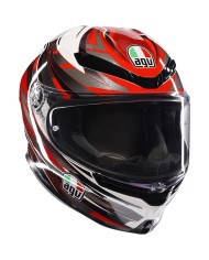 CASCO AGV K6 S REEVAL WHITE/RED/GREY