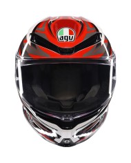 CASCO AGV K6 S REEVAL WHITE/RED/GREY