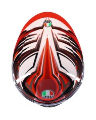 CASCO AGV K6 S REEVAL WHITE/RED/GREY
