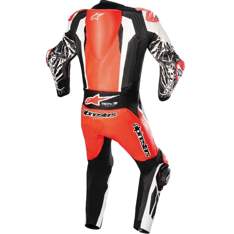 MONO ALPINESTARS RACING ABSOLUTE V2 PROFESIONAL RED FLUO/ WHITE/BLACK