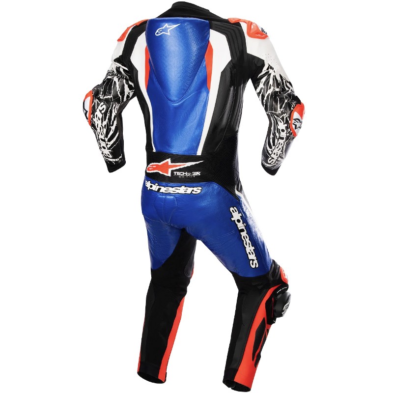 MONO ALPINESTARS RACING ABSOLUTE V2 PROFESIONAL METALLIC BLUE/BLACK/WHITE RDFL
