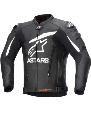 CHAQUETA ALPINESTARS GP PLUS V4 BLACK/WHITE