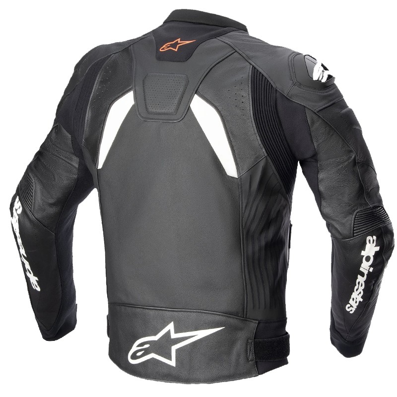 CHAQUETA ALPINESTARS GP PLUS V4 BLACK/WHITE