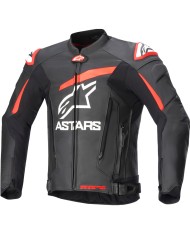 CHAQUETA ALPINESTARS GP PLUS V4 BLACK/RED FLUO/WHITE