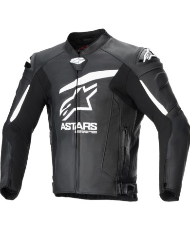CHAQUETA ALPINESTARS GP PLUS R V4 AIRFLOW BLACK/WHITE