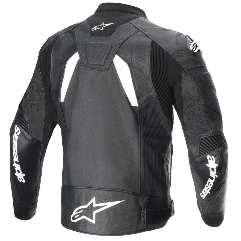 CHAQUETA ALPINESTARS GP PLUS R V4 AIRFLOW BLACK/WHITE