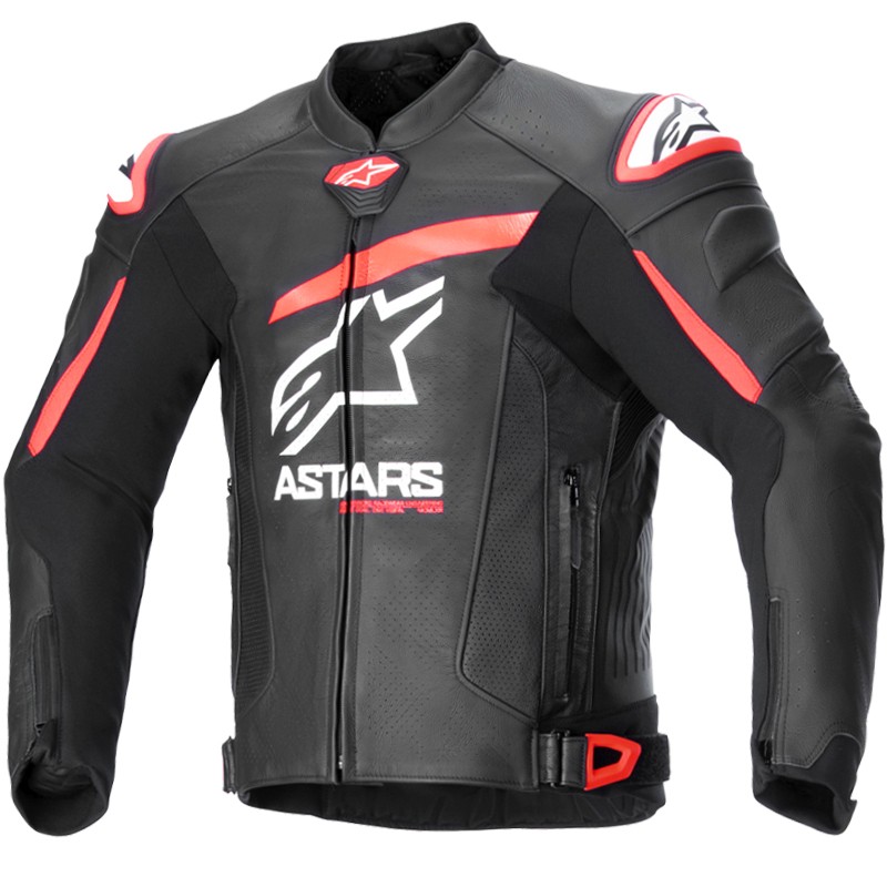 CHAQUETA ALPINESTARS GP PLUS R V4 AIRFLOW BLACK/RED FLUO/WHITE