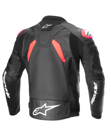 CHAQUETA ALPINESTARS GP PLUS R V4 AIRFLOW BLACK/RED FLUO/WHITE