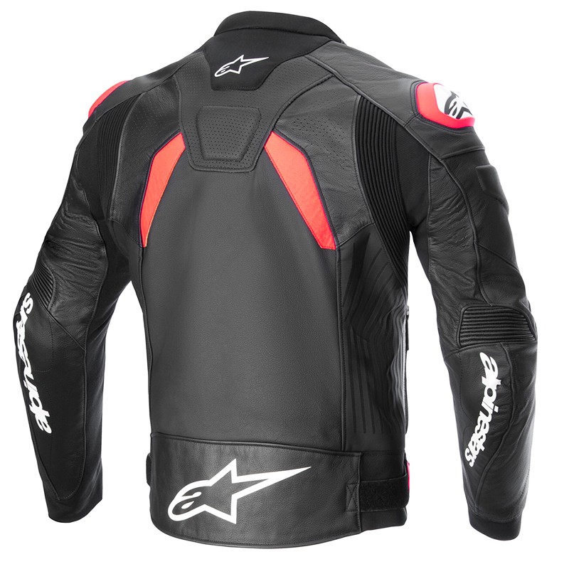 CHAQUETA ALPINESTARS GP PLUS R V4 AIRFLOW BLACK/RED FLUO/WHITE