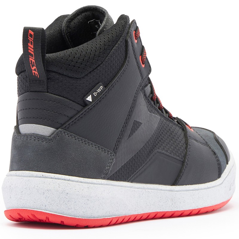 ZAPATILLAS DAINESE SUBURB D-WP BLACK/WHITE/RED-LAVA