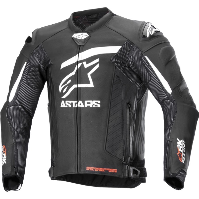 CHAQUETA ALPINESTARS GP PLUS R V4 RIDEKNIT BLACK/WHITE