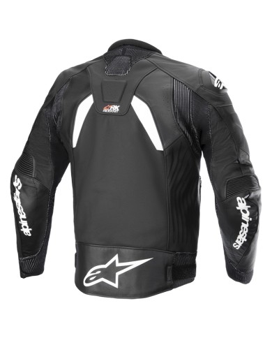 CHAQUETA ALPINESTARS GP PLUS R V4 RIDEKNIT BLACK/WHITE