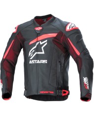 CHAQUETA ALPINESTARS GP PLUS R V4 RIDEKNIT BLACK/RED FLUO/WHITE
