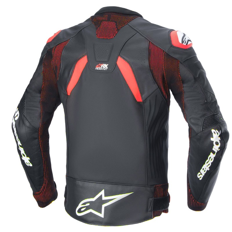 CHAQUETA ALPINESTARS GP PLUS R V4 RIDEKNIT BLACK/RED FLUO/WHITE