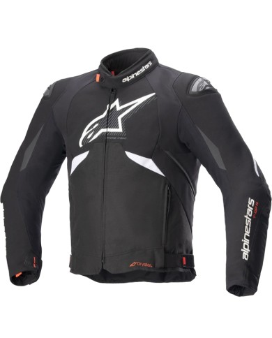 CHAQUETA ALPINESTARS T-GP R V3 DRYSTAR BLACK/WHITE