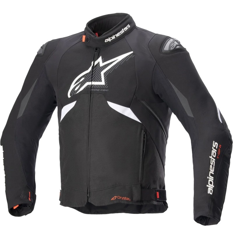 CHAQUETA ALPINESTARS T-GP R V3 DRYSTAR BLACK/WHITE