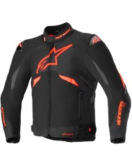 CHAQUETA ALPINESTARS T-GP R V3 DRYSTAR BLACK/RED FLUO/WHITE