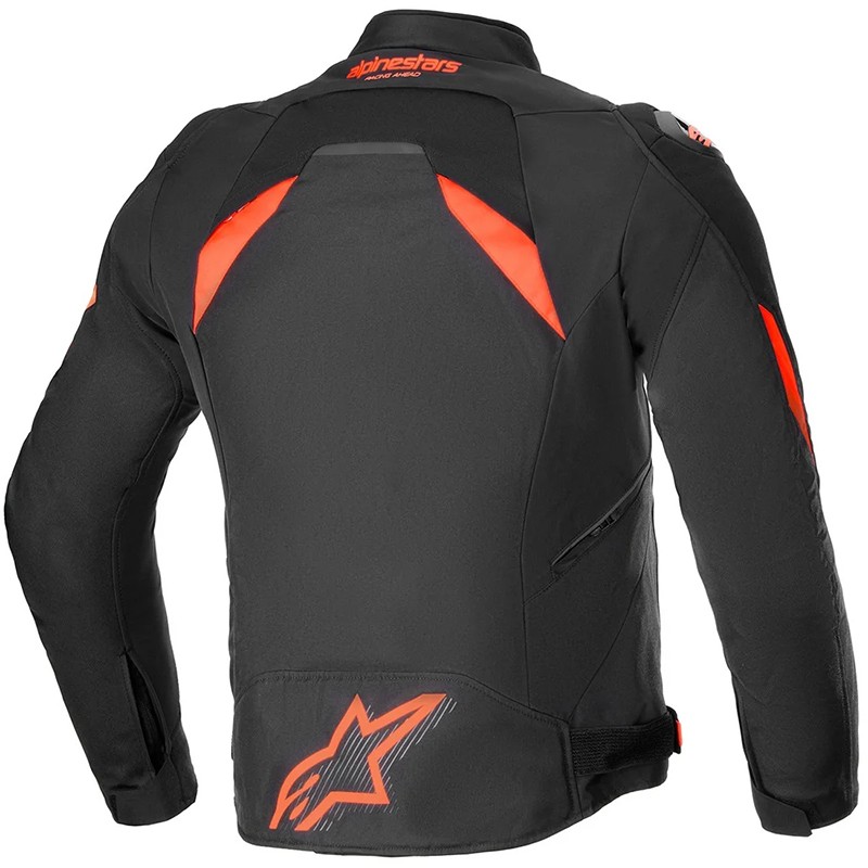 CHAQUETA ALPINESTARS T-GP R V3 DRYSTAR BLACK/RED FLUO/WHITE