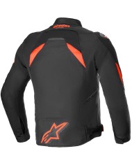 CHAQUETA ALPINESTARS T-GP R V3 DRYSTAR BLACK/RED FLUO/WHITE