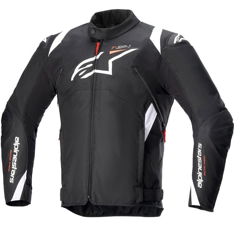 CHAQUETA ALPINESTARS T-SP 1 V2 WATERPOOF BLACK/WHITE