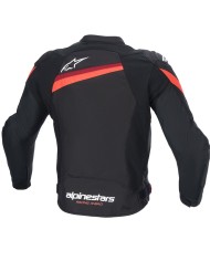 CHAQUETA ALPINESTARS T-GP PLUS R V4 BLACK/RED FLUO/WHITE