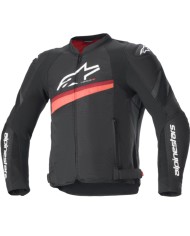 CHAQUETA ALPINESTARS T-GP PLUS R V4 AIRFLOW BLACK/RED FLUO