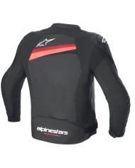 CHAQUETA ALPINESTARS T-GP PLUS R V4 AIRFLOW BLACK/RED FLUO