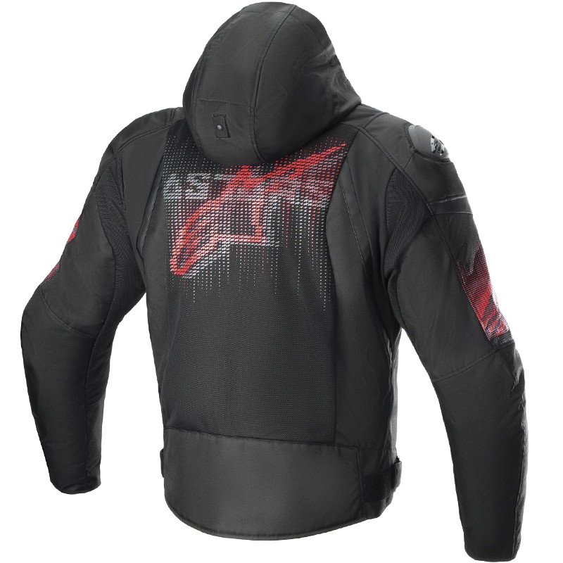 CHAQUETA ALPINESTARS ZACA AIR VENOM WP BLACK/BRIGHT RED