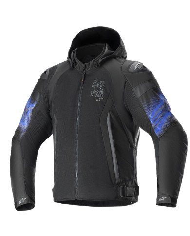 CHAQUETA ALPINESTARS ZACA AIR VENOM WP BLACK/ELECTRIC BLUE