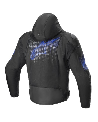 CHAQUETA ALPINESTARS ZACA AIR VENOM WP BLACK/ELECTRIC BLUE